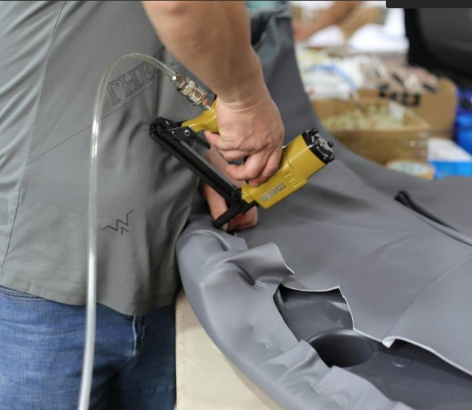 Leather Tailoring and Custom Logo Embroidery Workshop